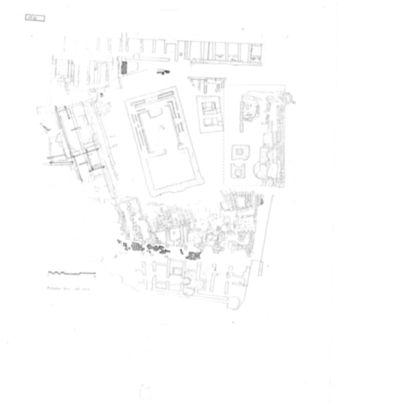 Roma, Palatino. Area sud-ovest