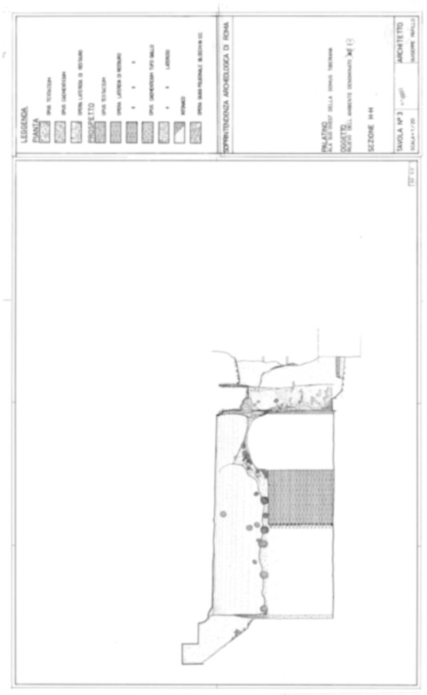 Roma, Palatino. Area sud-ovest. Domus Tiberiana - settore 30
