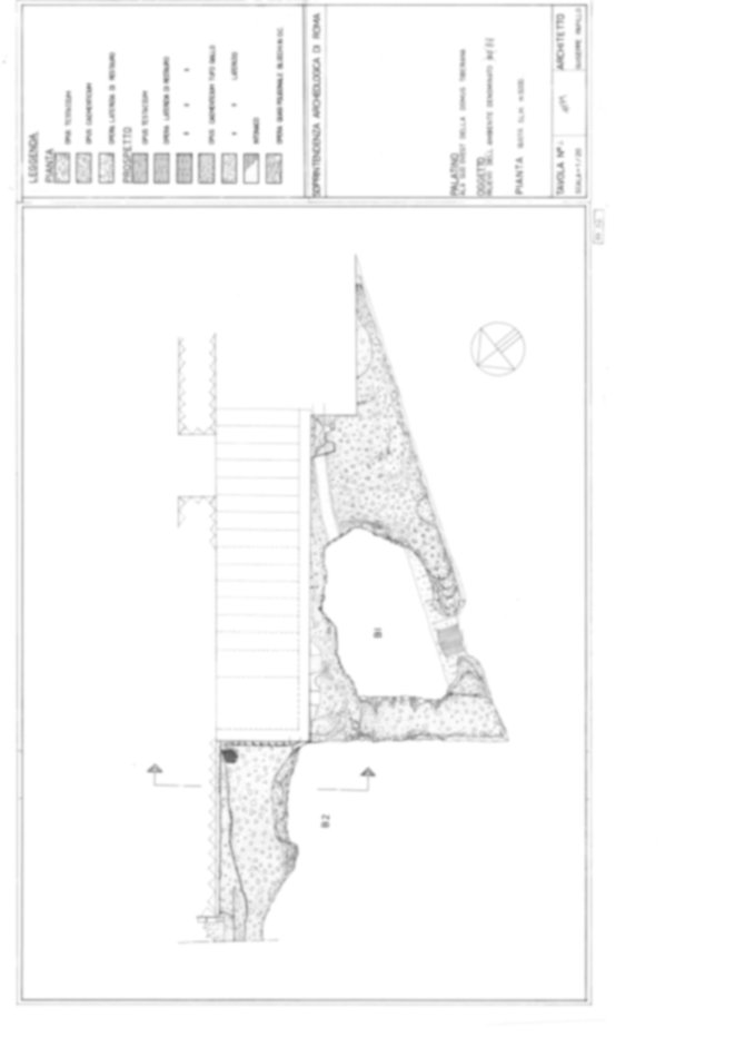 Roma, Palatino. Area sud-ovest. Domus Tiberiana - settore 30