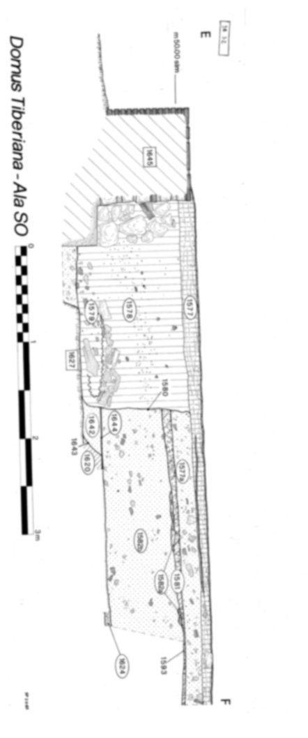 Roma, Palatino. Area sud-ovest. Domus Tiberiana - settore 30