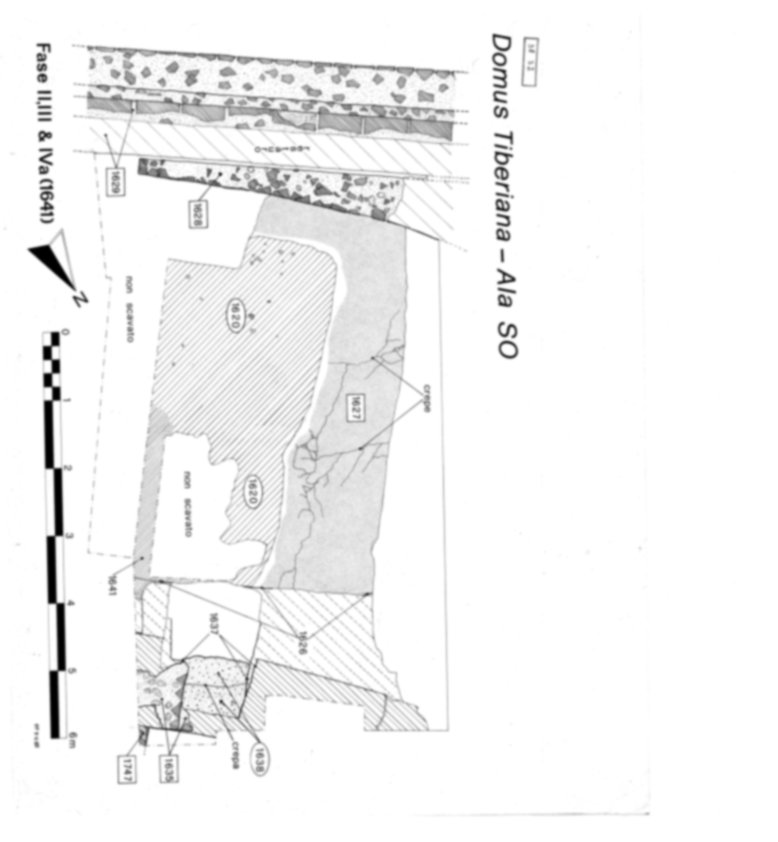 Roma, Palatino. Area sud-ovest. Domus Tiberiana - settore 30