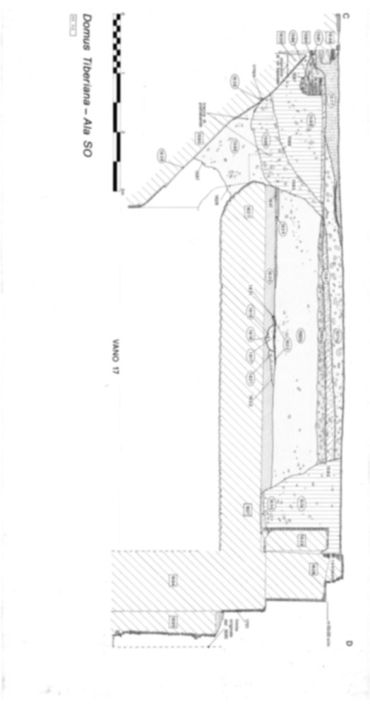Roma, Palatino. Area sud-ovest. Domus Tiberiana - settore 30