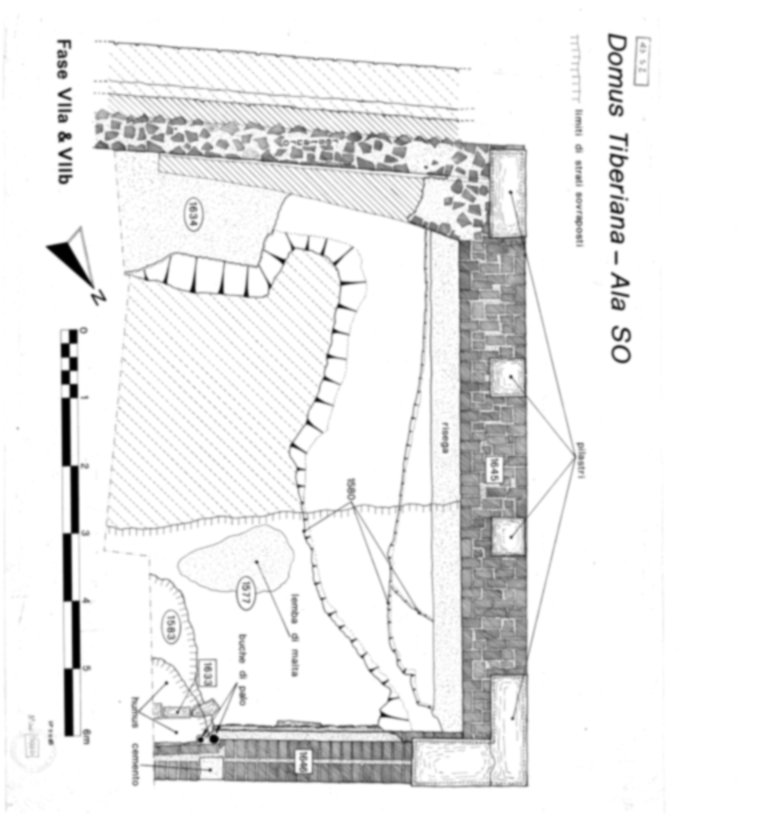 Roma, Palatino. Area sud-ovest. Domus Tiberiana - settore 30