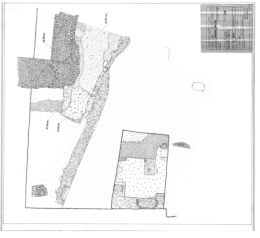 Roma, Palatino. Area sud-ovest. Tempio della Magna Mater, settore ovest