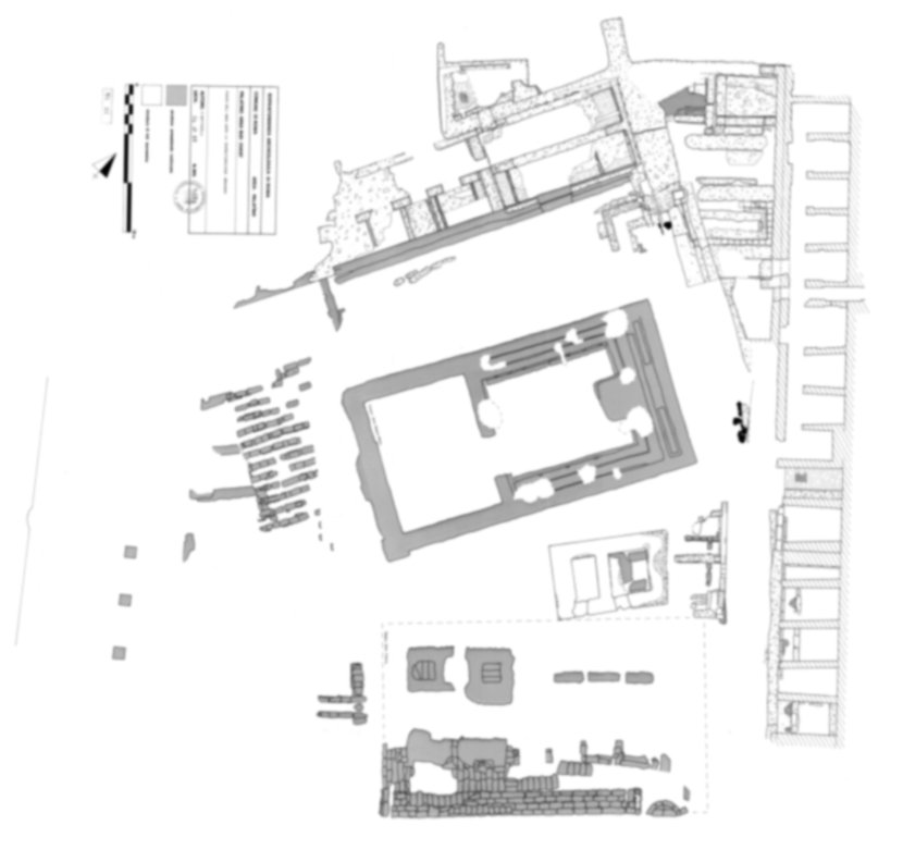 Roma, Palatino. Area sud-ovest. Tempio della Magna Mater, settore ovest; Auguratorium; Domus Tiberiana - settore 30