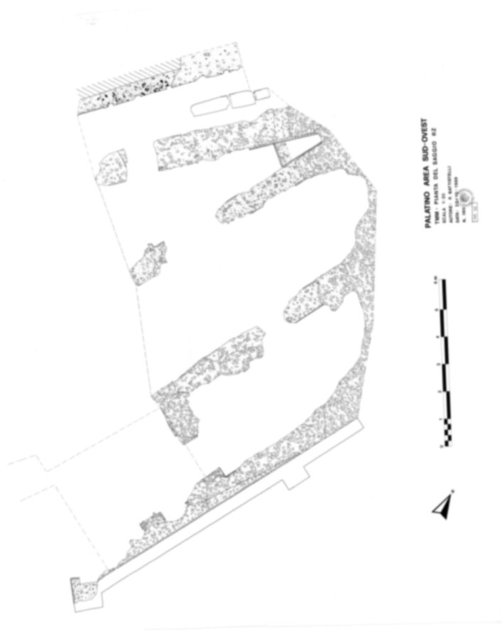 9572 - Roma, Palatino. Area sud-ovest. Tempio della Magna Mater, settore ovest