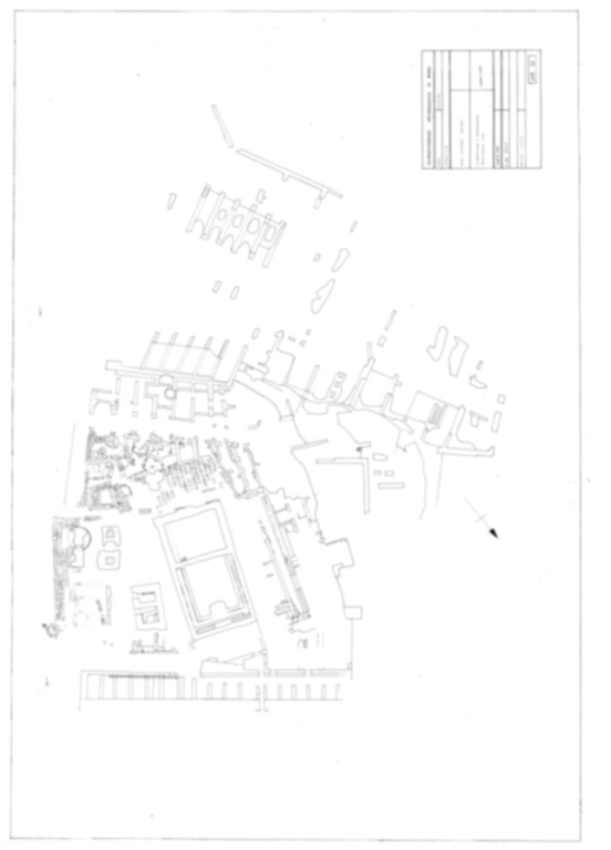 Roma, Palatino. Area sud-ovest