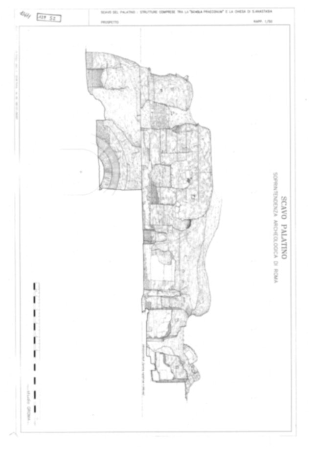Roma, Palatino. Area sud-ovest. Sant'Anastasia; Schola Praeconum; Via dei Cerchi