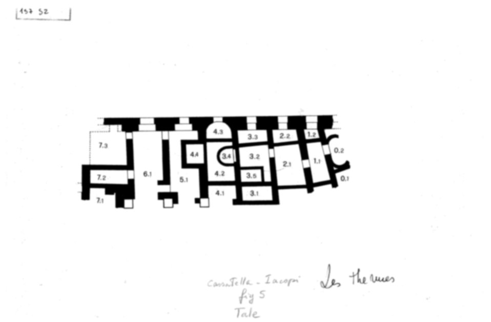 Roma, Palatino. Area sud-ovest. Terme imperiali