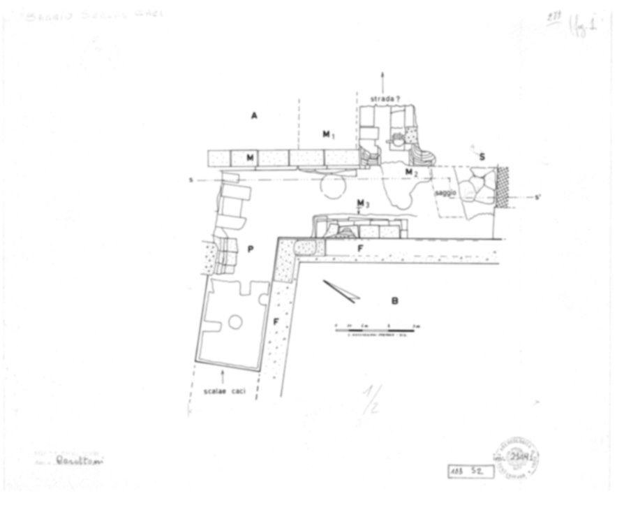 Roma, Palatino. Area sud-ovest. Complesso augusteo. Casa di Augusto; Scalae Caci