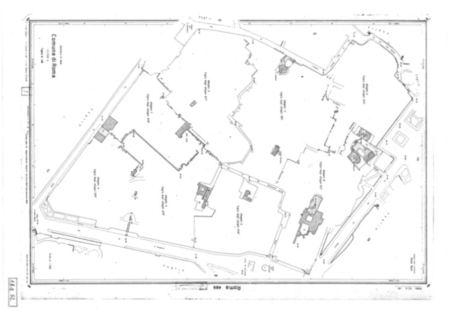 Roma, Palatino. Catastale. Area sud-ovest
