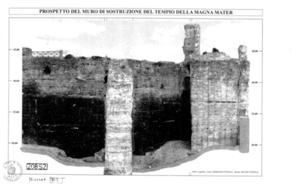 Roma, Palatino. Area sud-ovest. Pendici. Tempio della Magna Mater
