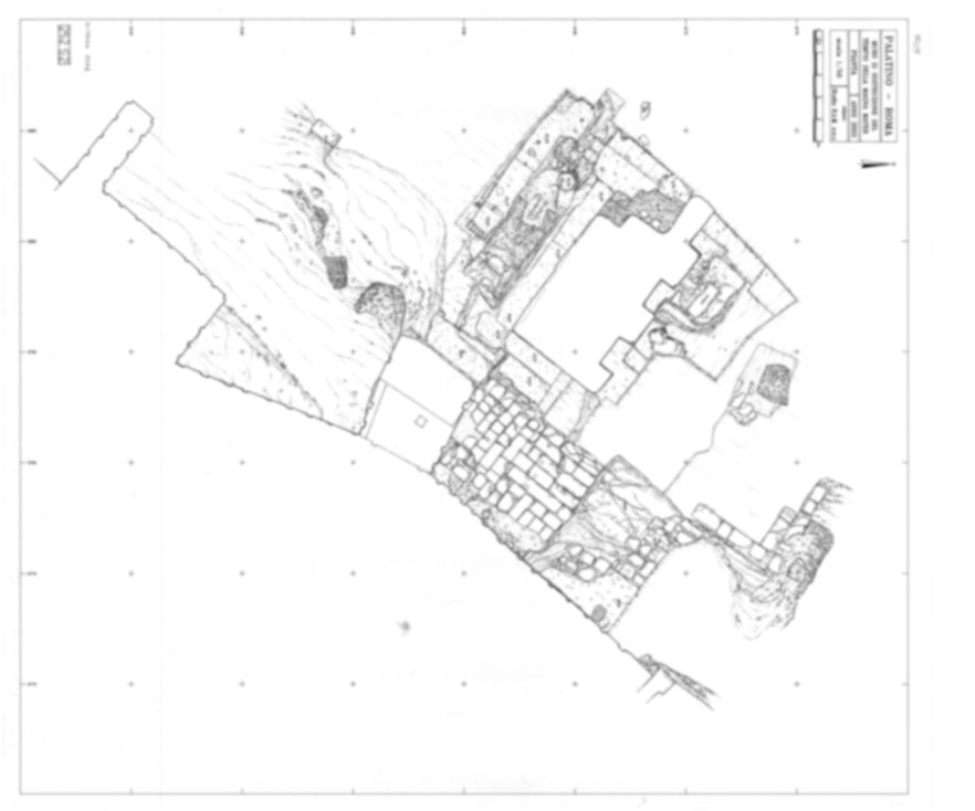 Roma, Palatino. Area sud-ovest. Tempio della Magna Mater