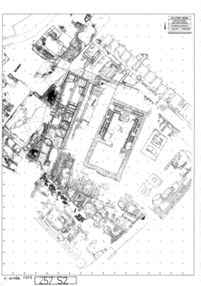 Roma, Palatino. Area sud-ovest. Tempio della Magna Mater