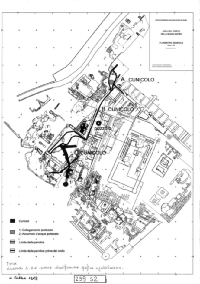 Roma, Palatino. Area sud-ovest. Tempio della Magna Mater