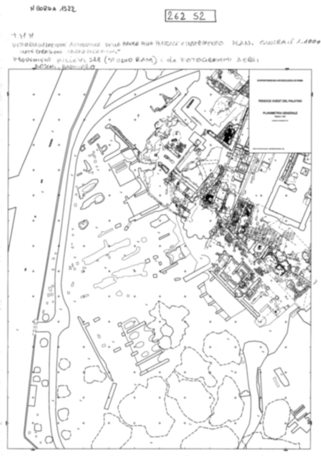 Roma, Palatino. Area sud-ovest. Tempio della Magna Mater; Bastione Farnesiano