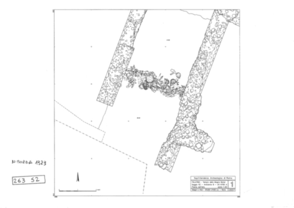 Roma, Palatino. Area sud-ovest. Tempio della Magna Mater
