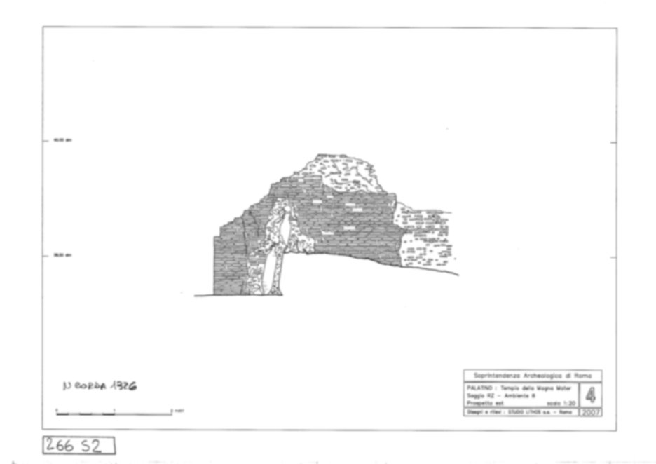 Roma, Palatino. Area sud-ovest. Tempio della Magna Mater