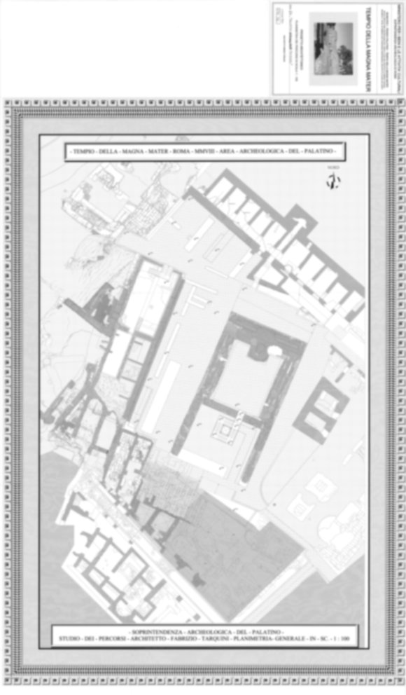 Roma, Palatino. Area sud-ovest. Tempio della Magna Mater