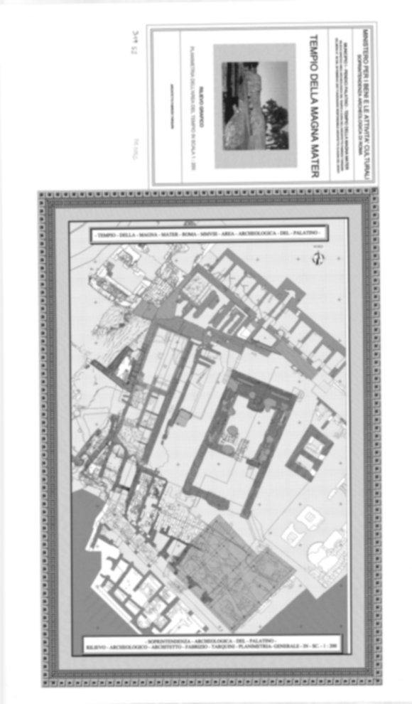 Roma, Palatino. Area sud-ovest. Pendici. Tempio della Magna Mater