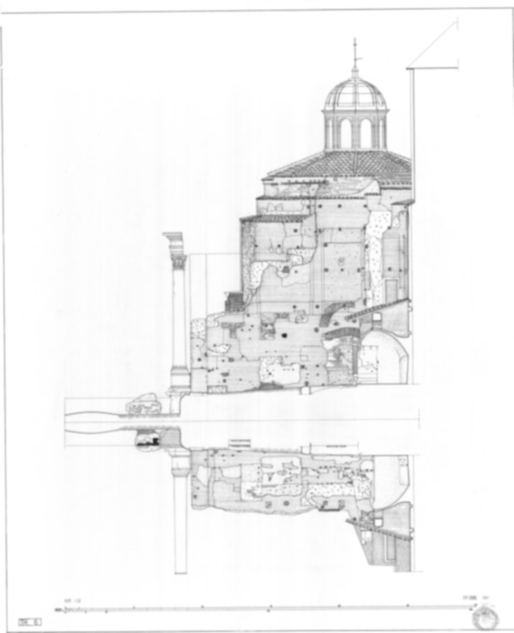 Roma, Foro Romano. Tempio di Romolo