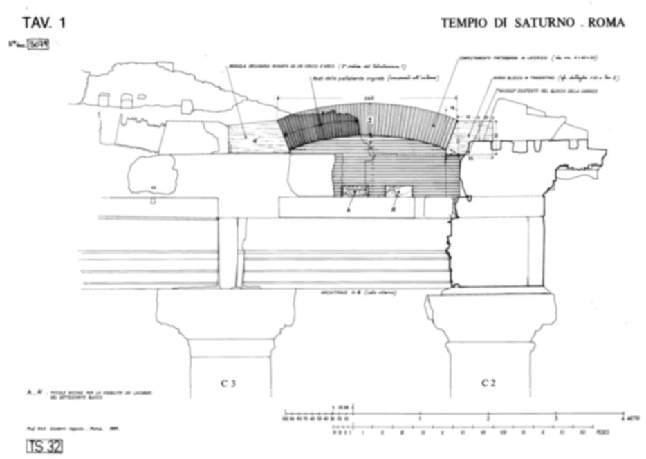 Roma, Foro Romano. Tempio di Saturno