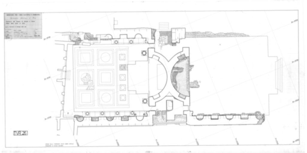 Roma, Foro Romano. Tempio di Venere e Roma, S. Maria Nova - S. Francesca Romana, Uffici, Antiquario Forense