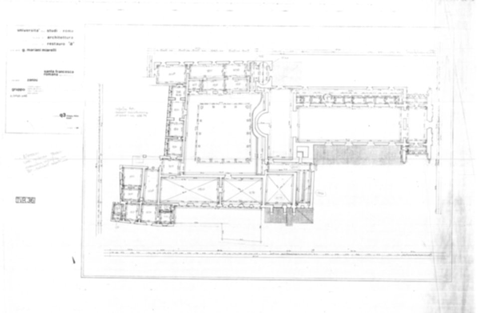 Roma, Foro Romano. Tempio di Venere e Roma, S. Maria Nova - S. Francesca Romana, Uffici, Antiquario Forense