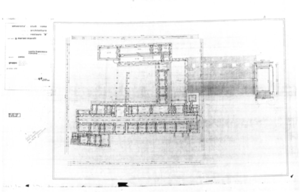 Roma, Foro Romano. Tempio di Venere e Roma, S. Maria Nova - S. Francesca Romana, Uffici, Antiquario Forense