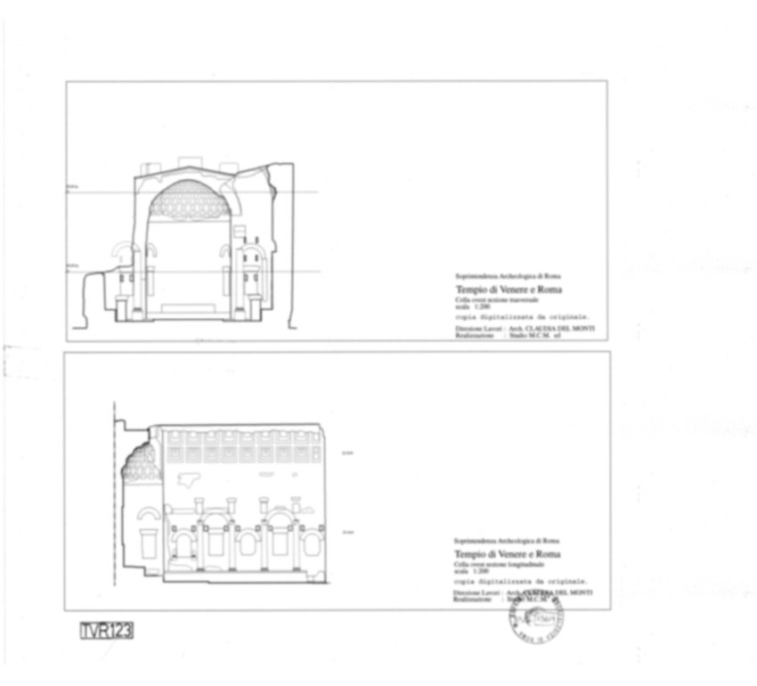 Roma, Foro Romano. Tempio di Venere e Roma, S. Maria Nova - S. Francesca Romana, Uffici, Antiquario Forense