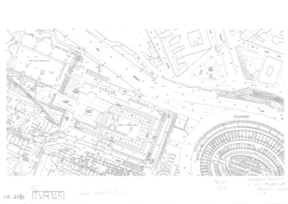 Roma, Foro Romano. Tempio di Venere e Roma, S. Maria Nova - S. Francesca Romana, Uffici, Antiquario Forense