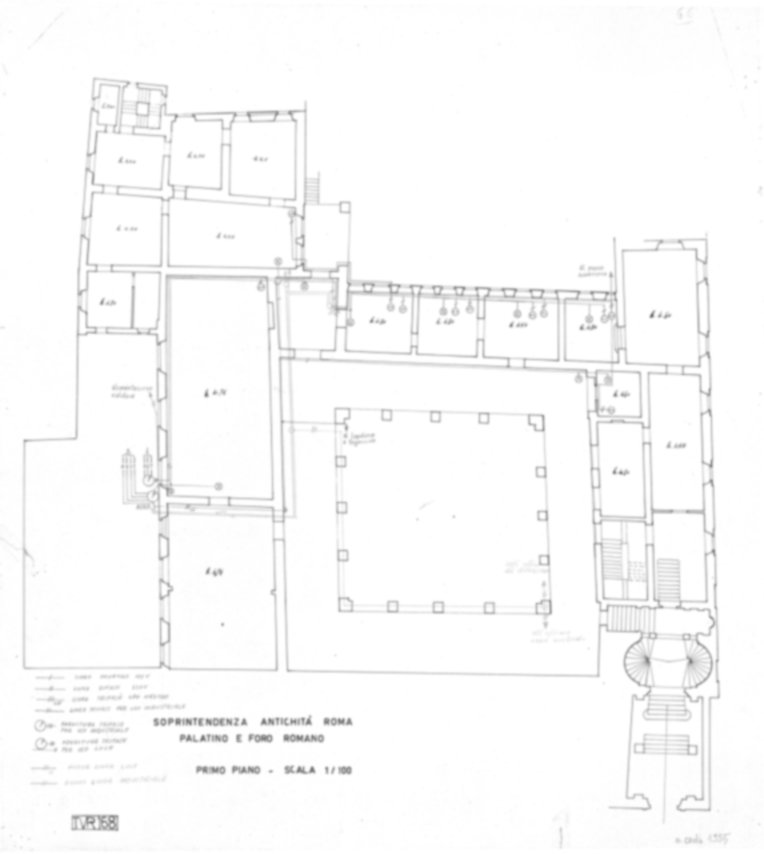 Roma, Foro Romano. Tempio di Venere e Roma, S. Maria Nova - S. Francesca Romana, Uffici, Antiquario Forense
