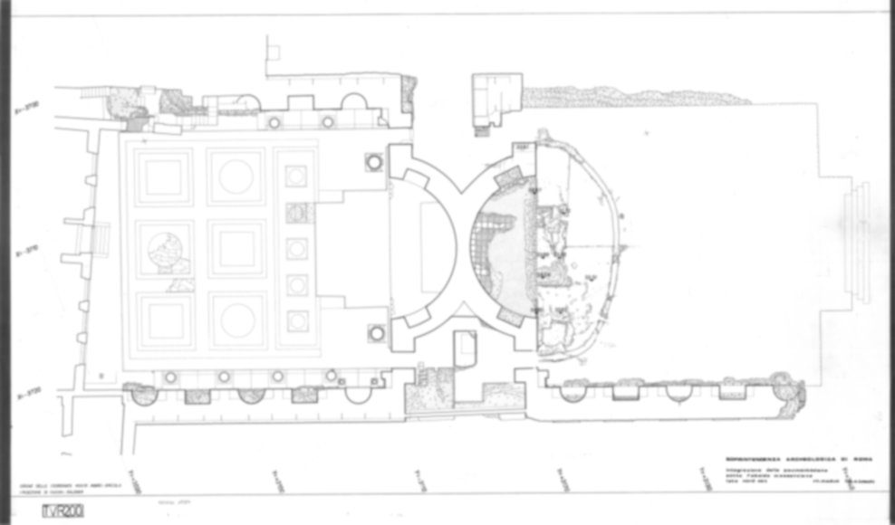 Roma, Foro Romano. Tempio di Venere e Roma