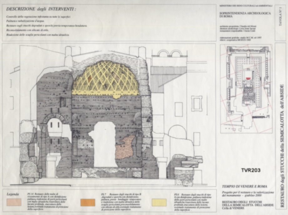 TVR203 - Roma, Foro Romano. Tempio di Venere e Roma