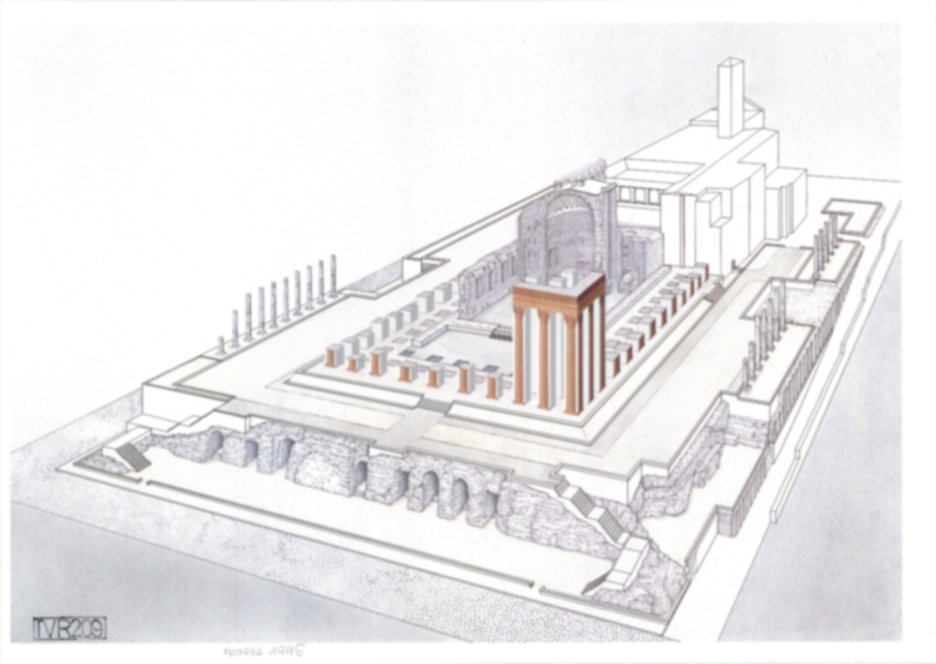 Roma, Foro Romano. Tempio di Venere e Roma