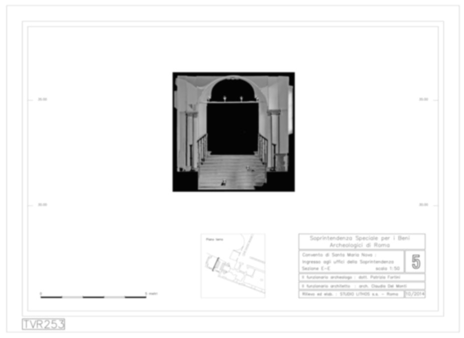 Roma, Foro Romano. Tempio di Venere e Roma, S. Maria Nova - S. Francesca Romana, Uffici, Antiquario Forense