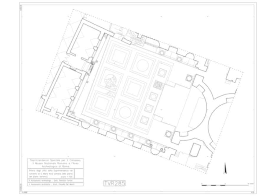 Roma, Foro Romano. Tempio di Venere e Roma, S. Maria Nova - S. Francesca Romana, Uffici, Antiquario Forense