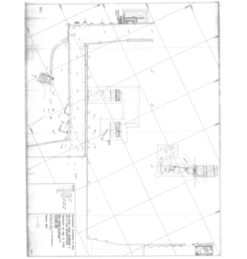Roma, Palatino. Vigna Barberini. Tempio di Elagabalo - S. Sebastiano; S. Bonaventura