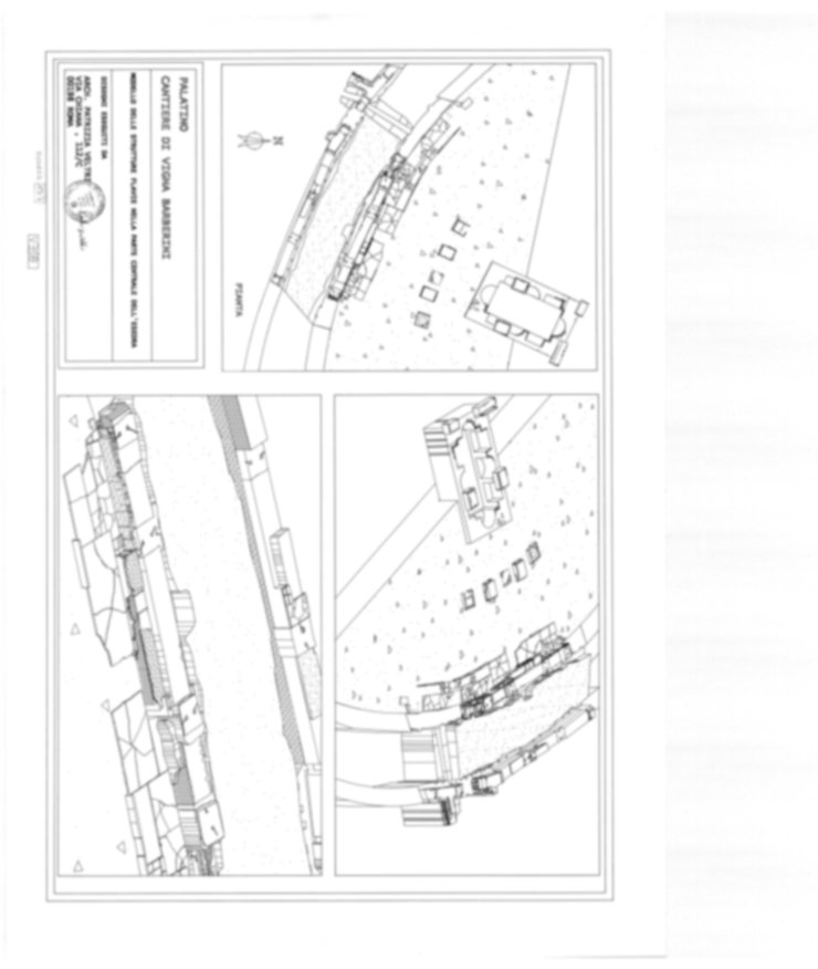 Roma, Palatino. Vigna Barberini. Tempio di Elagabalo - S. Sebastiano; S. Bonaventura