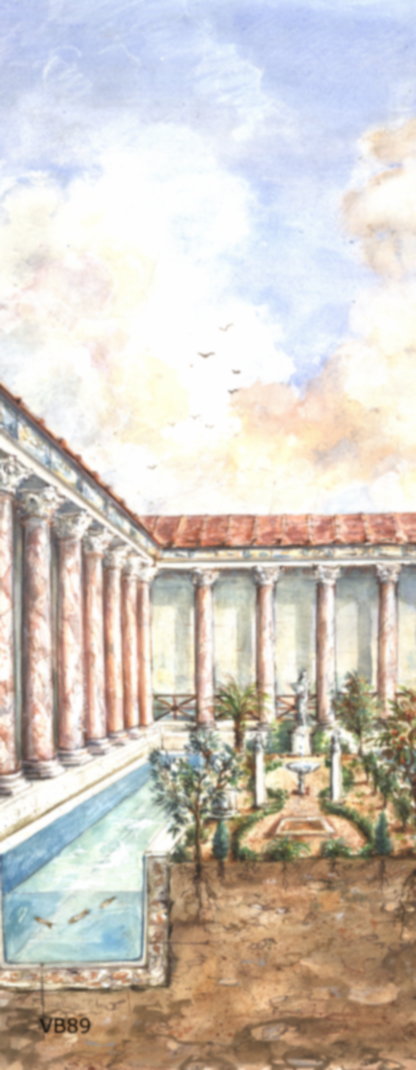 Roma, Palatino. Vigna Barberini. Tempio di Elagabalo - S. Sebastiano; S. Bonaventura