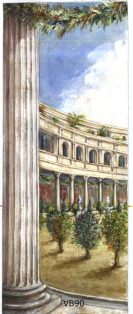 Roma, Palatino. Vigna Barberini. Tempio di Elagabalo - S. Sebastiano; S. Bonaventura