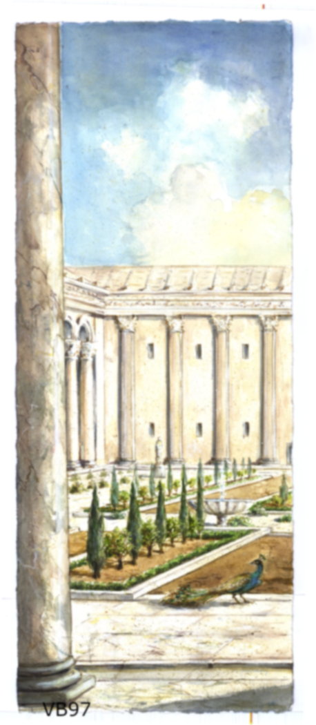 Roma, Palatino. Vigna Barberini. Tempio di Elagabalo - S. Sebastiano; S. Bonaventura