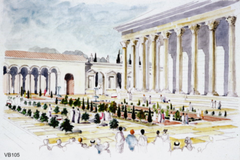 Roma, Palatino. Vigna Barberini. Tempio di Elagabalo - S. Sebastiano; S. Bonaventura