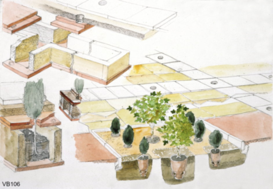 Roma, Palatino. Vigna Barberini. Tempio di Elagabalo - S. Sebastiano; S. Bonaventura
