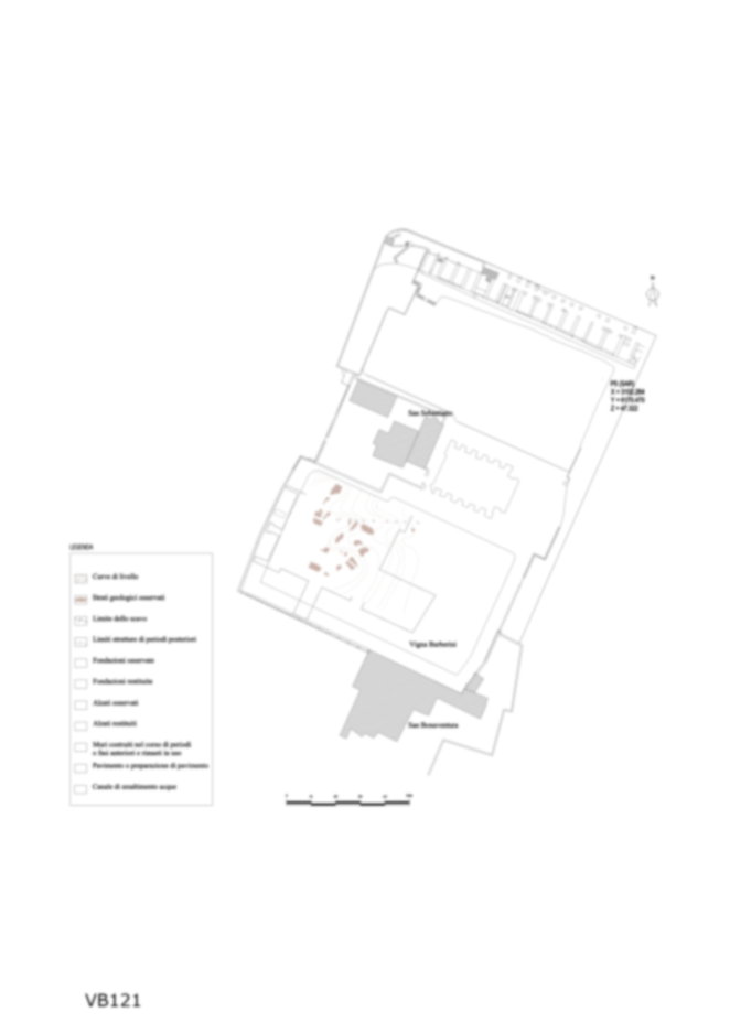 Roma, Palatino. Vigna Barberini. Tempio di Elagabalo - S. Sebastiano; S. Bonaventura