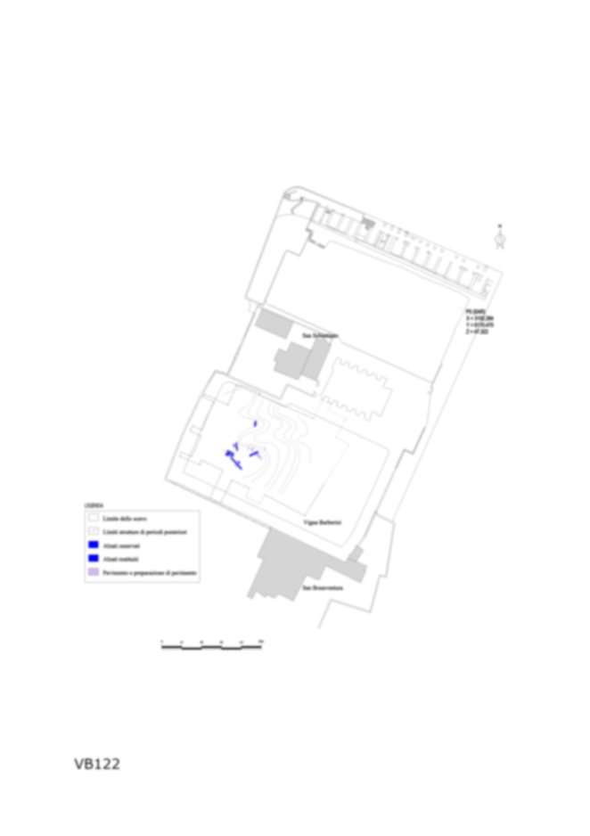 Roma, Palatino. Vigna Barberini. Tempio di Elagabalo - S. Sebastiano; S. Bonaventura