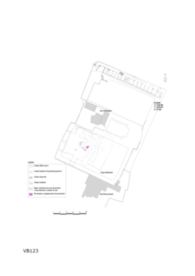 Roma, Palatino. Vigna Barberini. Tempio di Elagabalo - S. Sebastiano; S. Bonaventura