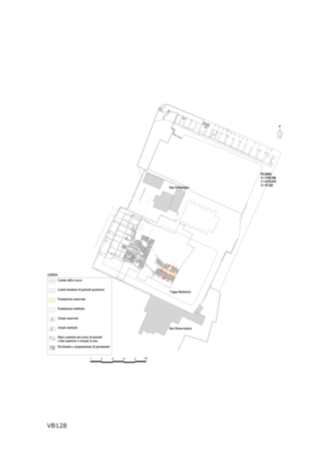 Roma, Palatino. Vigna Barberini. Tempio di Elagabalo - S. Sebastiano; S. Bonaventura