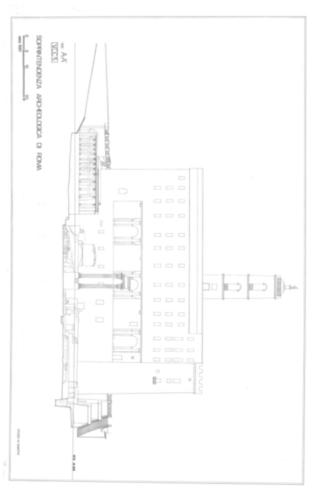 Roma, Foro Romano. Scavo via della Consolazione; lato ovest Foro Romano; pendici del Campidoglio