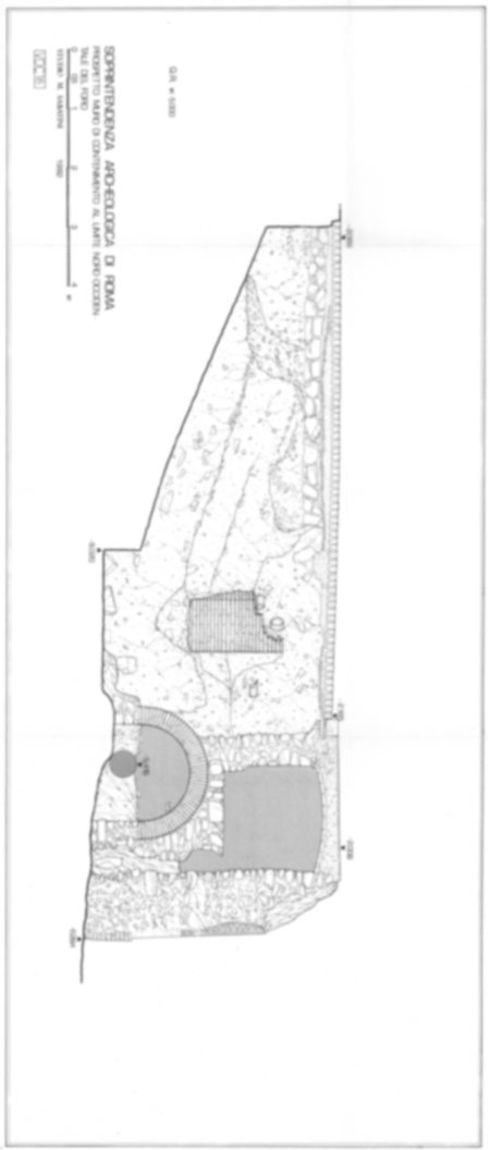 VDC18 - Roma, Foro Romano. Scavo via della Consolazione; lato ovest Foro Romano; pendici del Campidoglio
